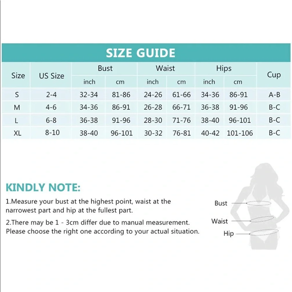 ZAFUL Women's Floral V-Wired Underwire High Leg Two Piece Bikini Set Swimsuit - Picture 10 of 13